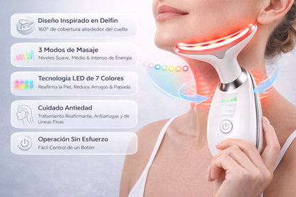 Masajeador facial LED